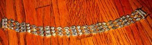 Beautiful Cz Sterling Silver Bracelet HSN Marked CZ925